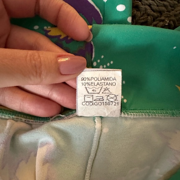 Brazilian cropped Leggings Size Small colorful - Picture 7 of 12